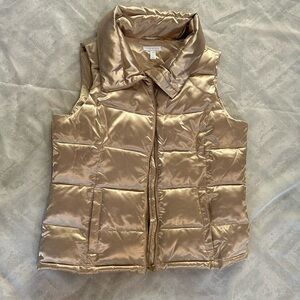 Shimmery Gold Vest